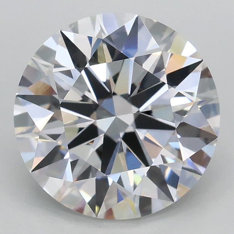 2.54ct E VVS2 Rare Carat Ideal Cut Round Lab Grown Diamond