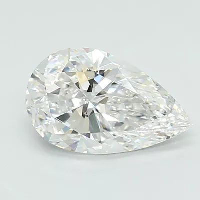 0.95ct E VVS2 Rare Carat Ideal Cut Pear Lab Grown Diamond