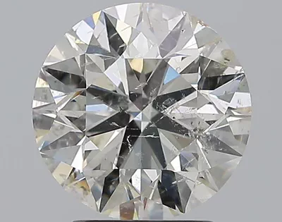 2.90ct H SI2 Rare Carat Ideal Cut Round Diamond