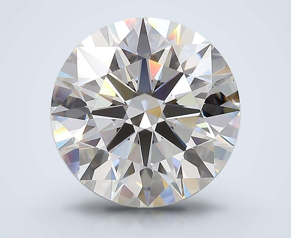 4.39ct E VS1 Rare Carat Ideal Cut Round Lab Grown Diamond