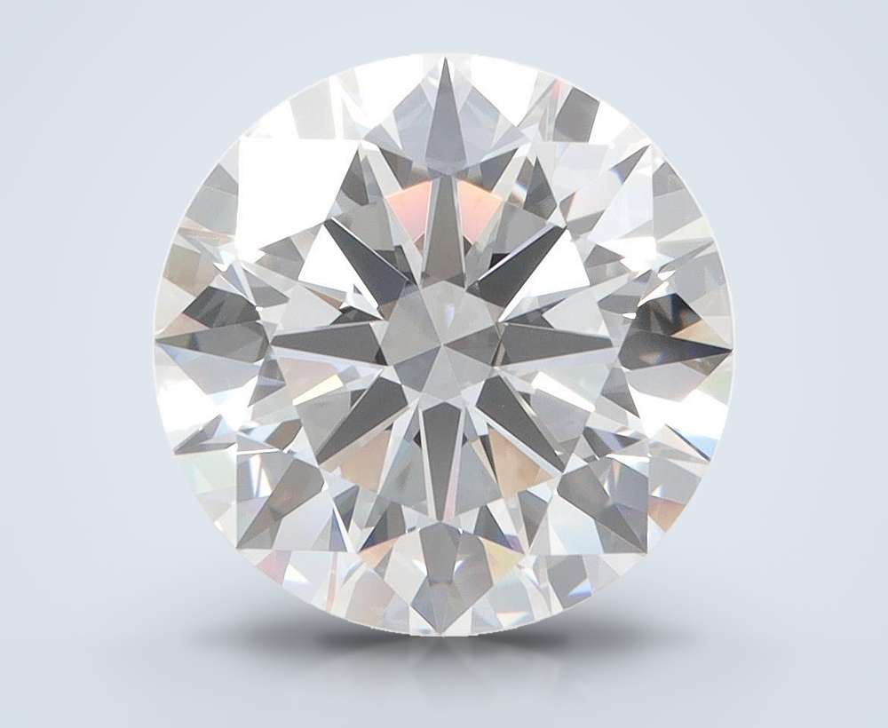 4.29ct D VVS1 Rare Carat Ideal Cut Round Lab Grown Diamond