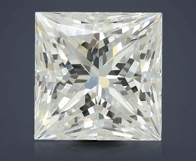 4.09ct E VVS2 Rare Carat Ideal Cut Princess Lab Grown Diamond