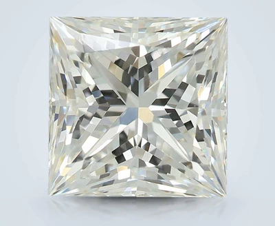 4.09ct E VVS2 Rare Carat Ideal Cut Princess Lab Grown Diamond
