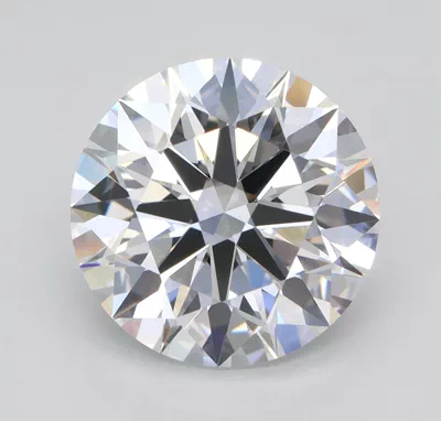 3.37ct D VS1 Rare Carat Ideal Cut Round Lab Grown Diamond