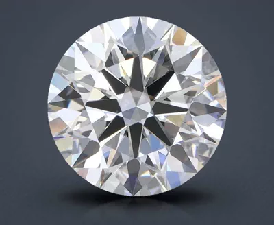 3.37ct D VS1 Rare Carat Ideal Cut Round Lab Grown Diamond