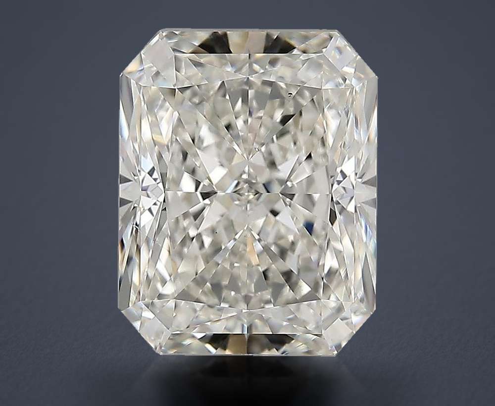 5.03ct J VS2 Rare Carat Ideal Cut Radiant Diamond