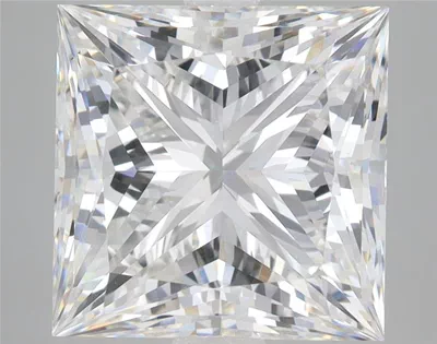 7.00ct F VS1 Rare Carat Ideal Cut Princess Lab Grown Diamond