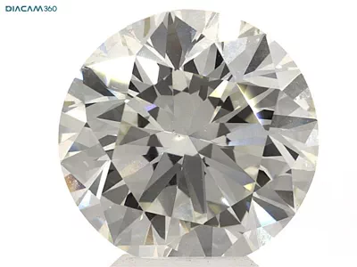 7.13ct J SI1 Rare Carat Ideal Cut Round Diamond