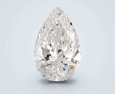7.03ct E VVS2 Rare Carat Ideal Cut Pear Lab Grown Diamond