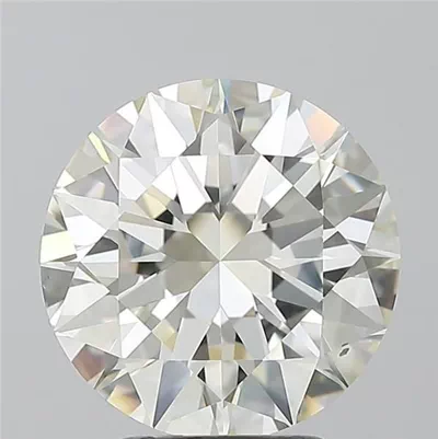 3.01ct K SI1 Rare Carat Ideal Cut Round Diamond