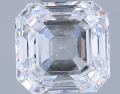 1.09ct D VVS2 Rare Carat Ideal Cut Asscher Lab Grown Diamond