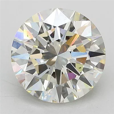 3.02ct J VS1 Excellent Cut Round Lab Grown Diamond