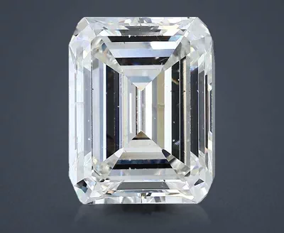 3.90ct H SI1 Very Good Cut Emerald Diamond