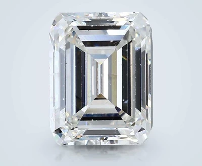 3.90ct H SI1 Very Good Cut Emerald Diamond
