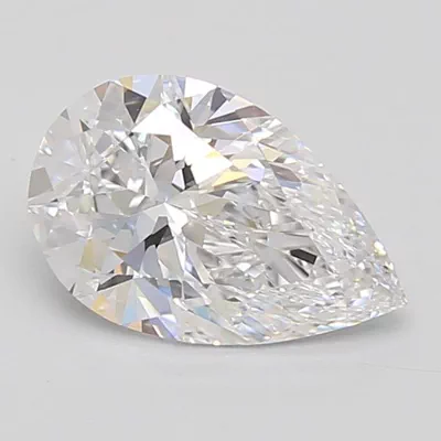 1.26ct D VS1 Rare Carat Ideal Cut Pear Lab Grown Diamond