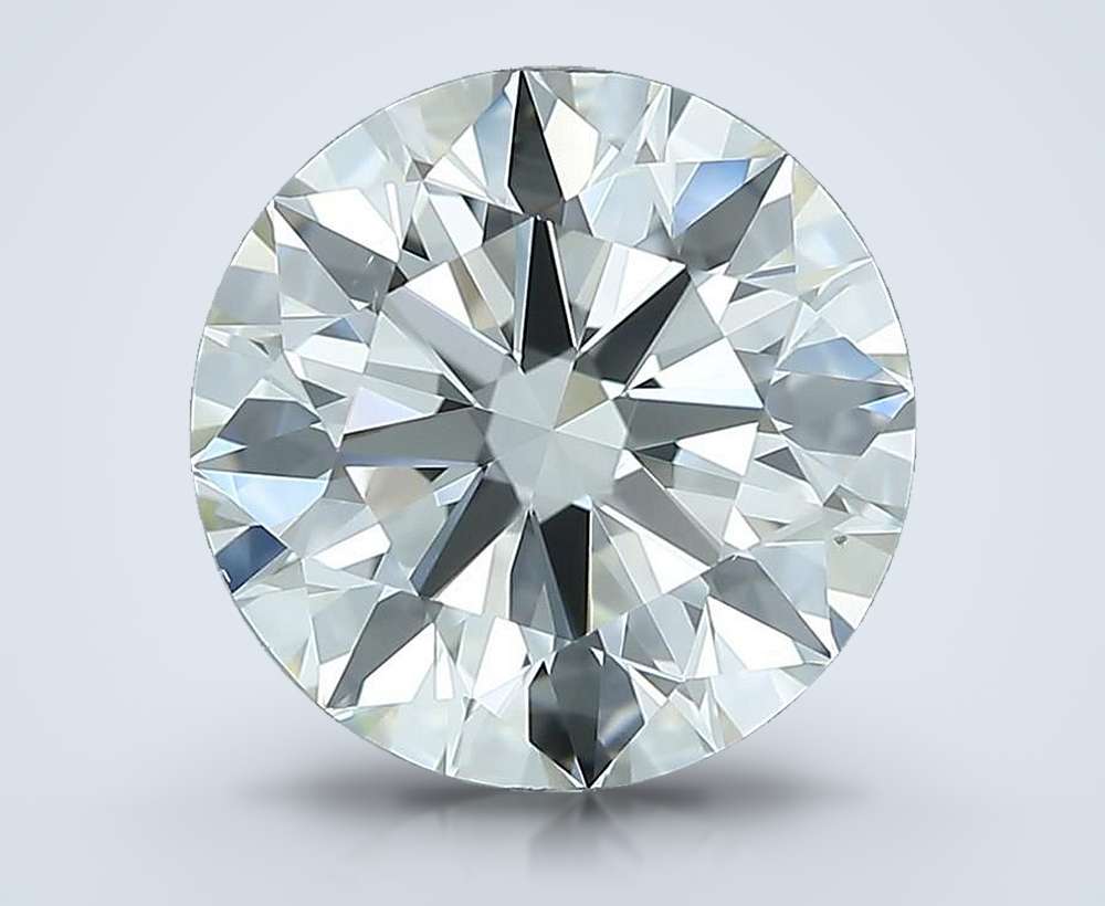 2.63ct J VS2 Rare Carat Ideal Cut Round Diamond