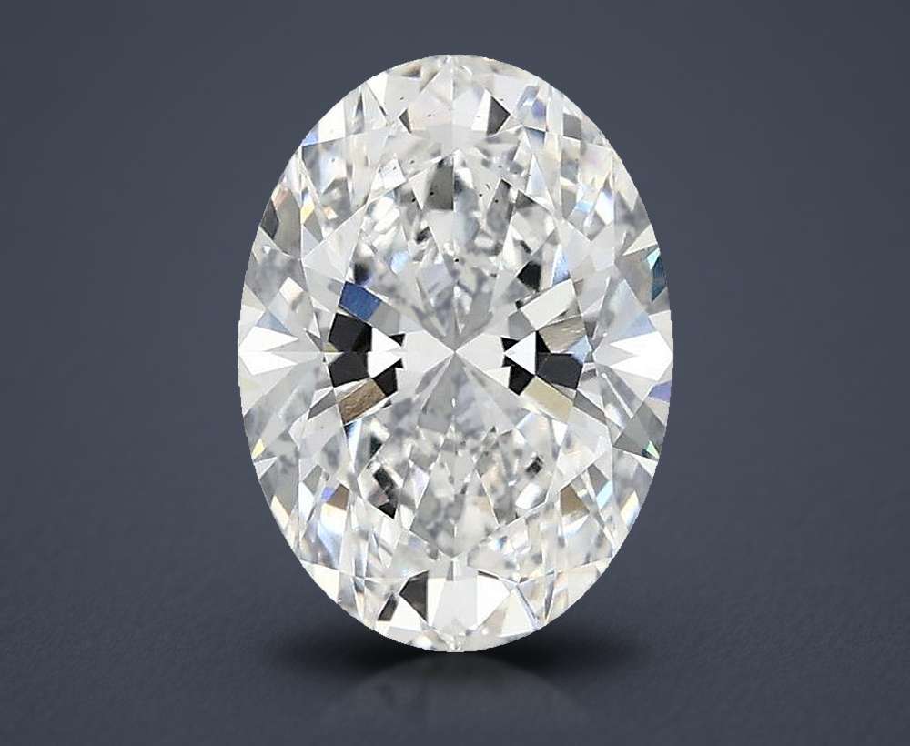 1.60ct D VS2 Rare Carat Ideal Cut Oval Lab Grown Diamond