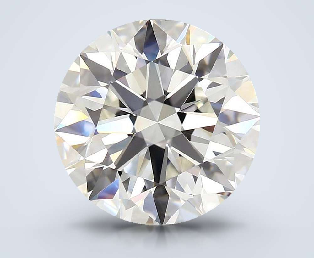 3.34ct H VVS1 Rare Carat Ideal Cut Round Diamond