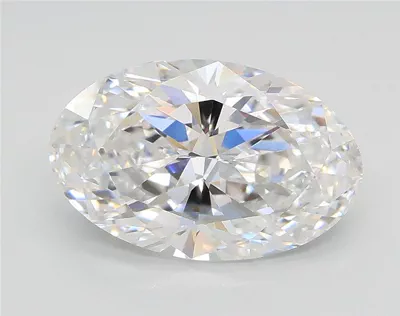 2.02ct D VS1 Rare Carat Ideal Cut Oval Lab Grown Diamond