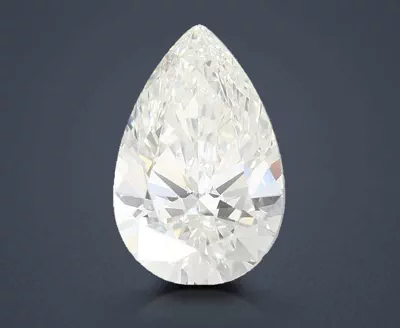 5.03ct F VVS2 Rare Carat Ideal Cut Pear Lab Grown Diamond