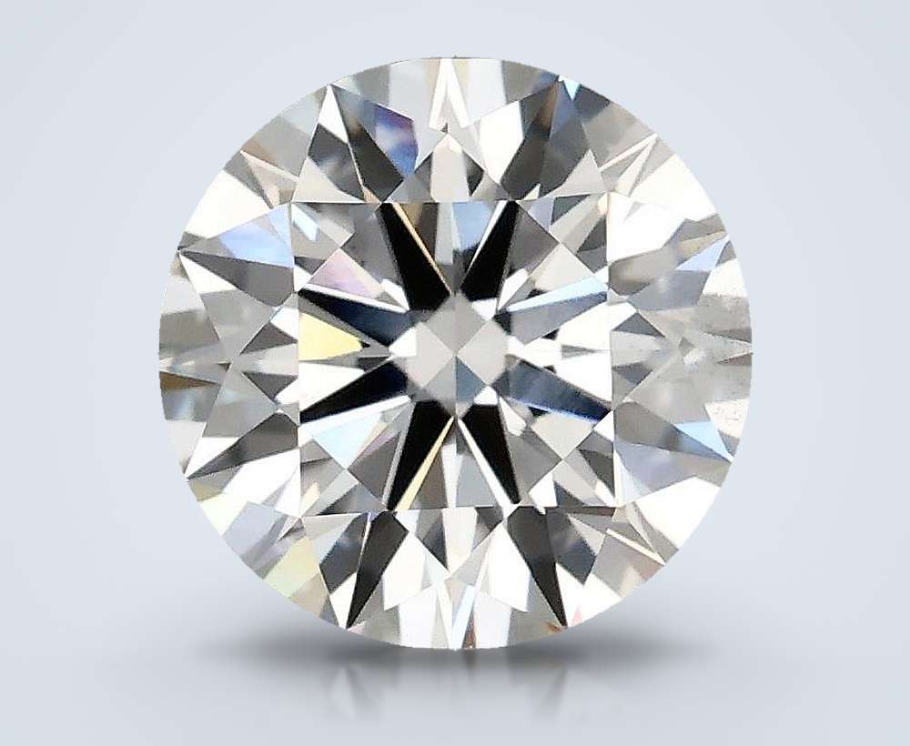 1.54ct F VS2 Rare Carat Ideal Cut Round Lab Grown Diamond