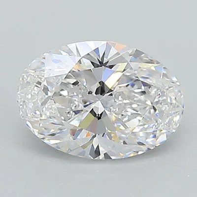 1.00ct D VS1 Rare Carat Ideal Cut Oval Lab Grown Diamond