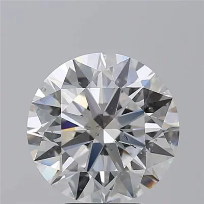 4.70ct E SI2 Rare Carat Ideal Cut Round Diamond