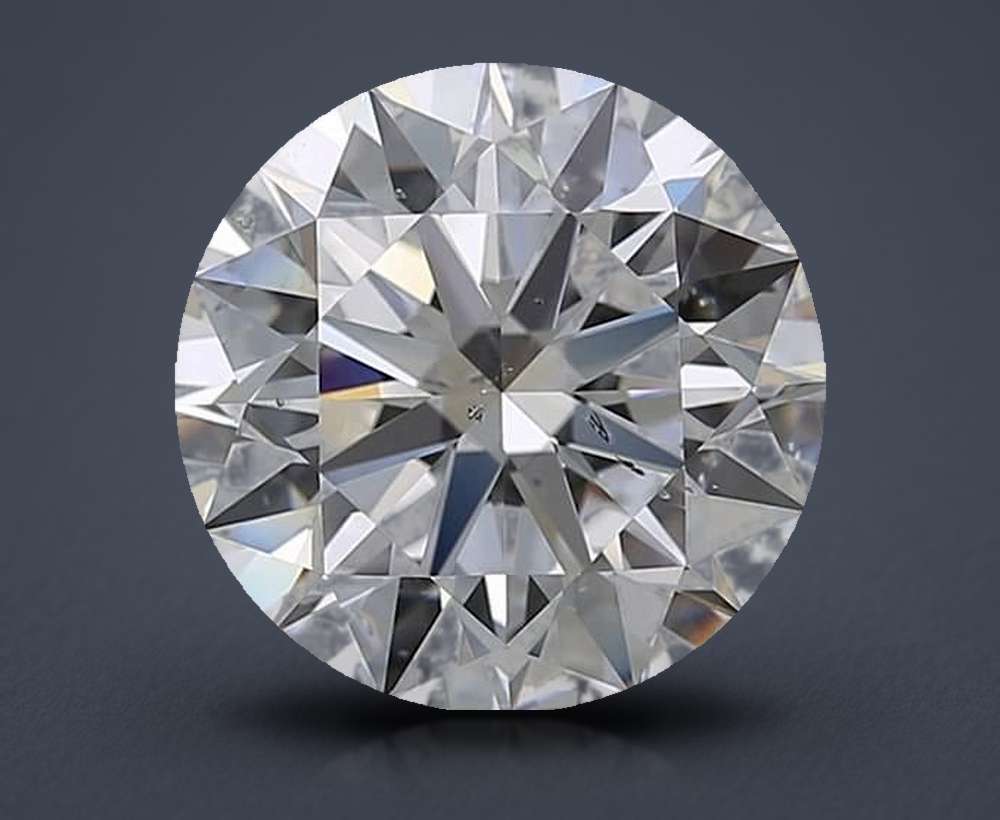 4.70ct E SI2 Rare Carat Ideal Cut Round Diamond