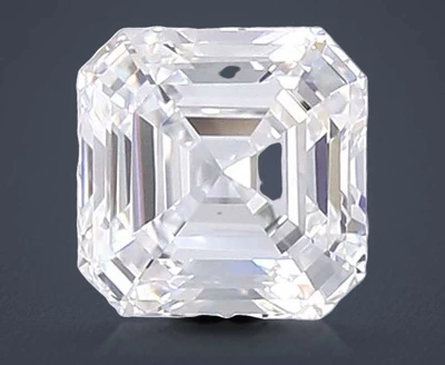 1.54ct E VS1 Rare Carat Ideal Cut Asscher Lab Grown Diamond
