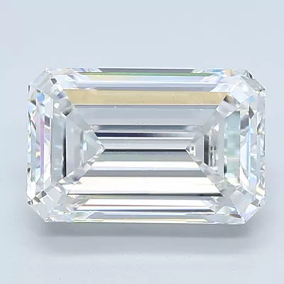 3.01ct E VS1 Rare Carat Ideal Cut Emerald Lab Grown Diamond