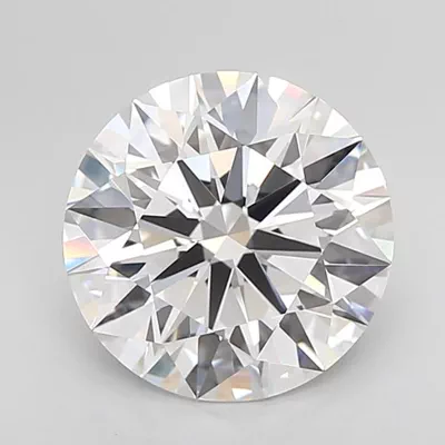 4.13ct D IF Rare Carat Ideal Cut Round Lab Grown Diamond
