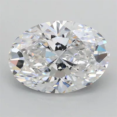 2.02ct D VVS2 Rare Carat Ideal Cut Oval Lab Grown Diamond