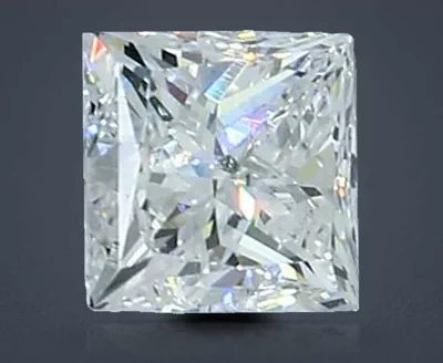 0.90ct E SI2 Good Cut Princess Diamond