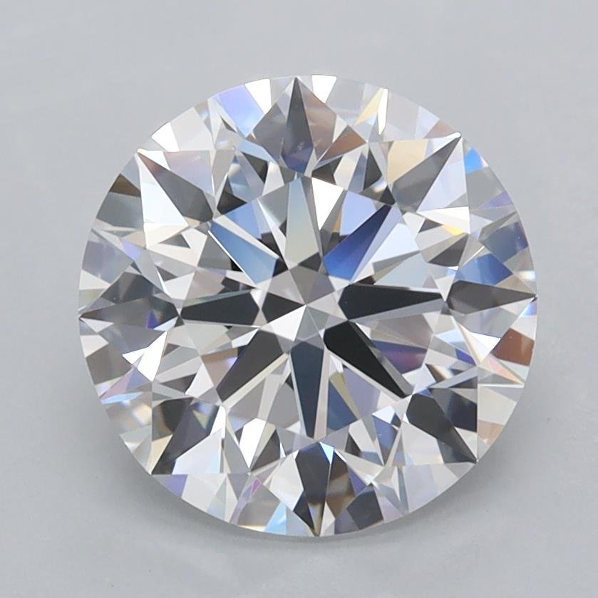 2.57ct D FL Rare Carat Ideal Cut Round Lab Grown Diamond