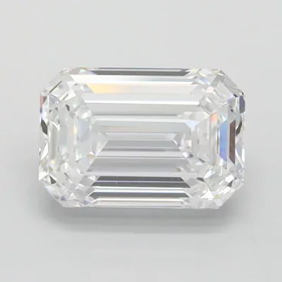 1.06ct D VVS1 Excellent Cut Emerald Lab Grown Diamond
