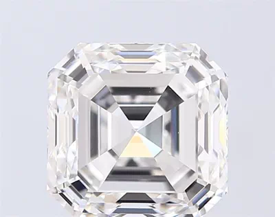 5.08ct F VVS2 Rare Carat Ideal Cut Asscher Lab Grown Diamond