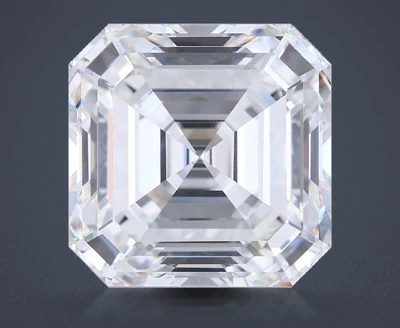 12.06ct F VVS2 Rare Carat Ideal Cut Asscher Lab Grown Diamond