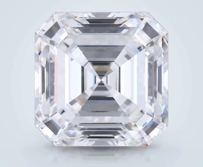 12.06ct F VVS2 Rare Carat Ideal Cut Asscher Lab Grown Diamond