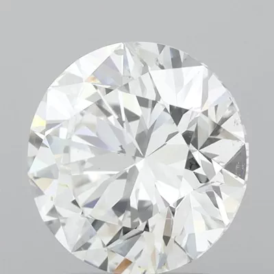 3.03ct G SI2 Rare Carat Ideal Cut Round Diamond