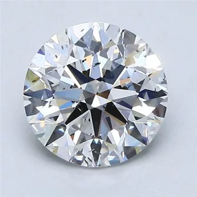 1.51ct E SI2 Rare Carat Ideal Cut Round Diamond