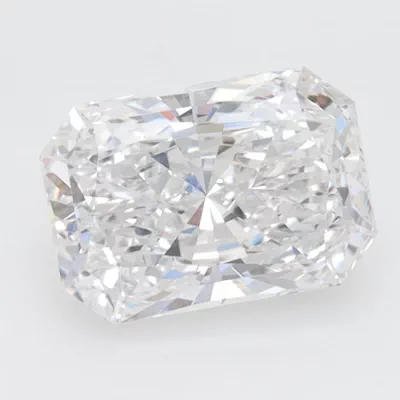 2.06ct D VVS2 Rare Carat Ideal Cut Radiant Lab Grown Diamond
