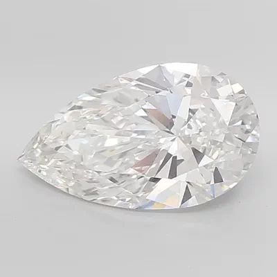 10.09ct F VS1 Rare Carat Ideal Cut Pear Lab Grown Diamond