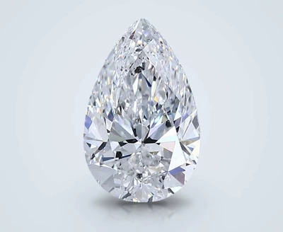 2.51ct D SI2 Rare Carat Ideal Cut Pear Diamond
