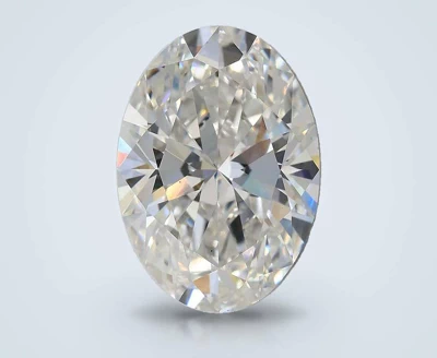 5.03ct F VS1 Rare Carat Ideal Cut Oval Lab Grown Diamond