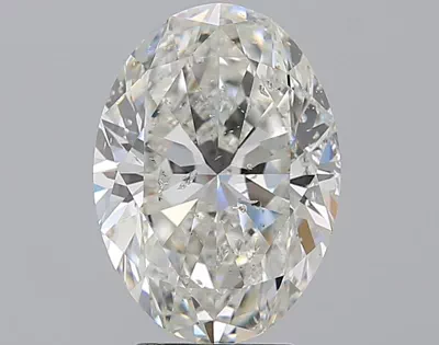 3.51ct G SI2 Rare Carat Ideal Cut Oval Diamond