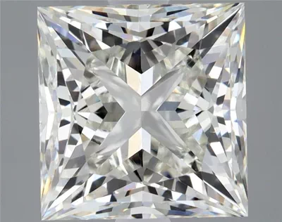 2.50ct J VS2 Rare Carat Ideal Cut Princess Diamond