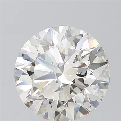 3.01ct H VS2 Rare Carat Ideal Cut Round Diamond
