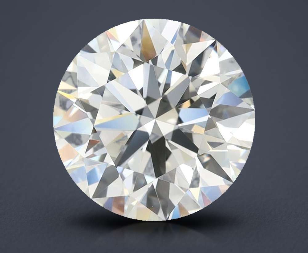 2.92ct G IF Rare Carat Ideal Cut Round Lab Grown Diamond