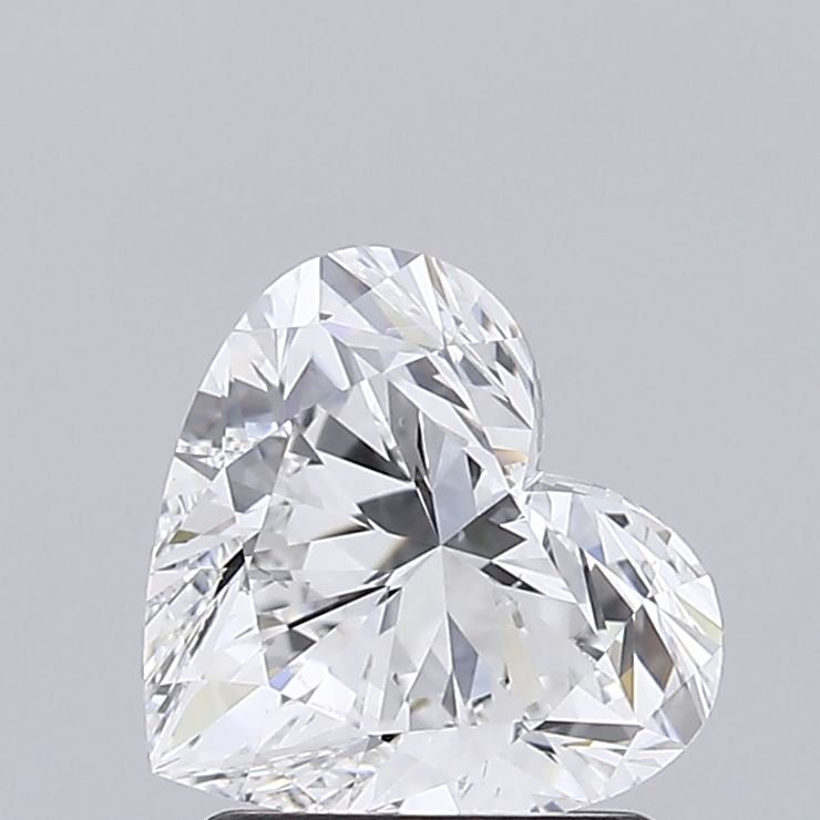 1.58ct E SI1 Rare Carat Ideal Cut Heart Lab Grown Diamond