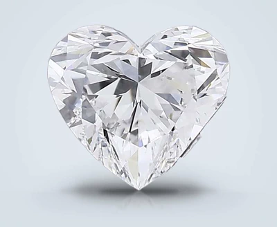 1.58ct E SI1 Rare Carat Ideal Cut Heart Lab Grown Diamond